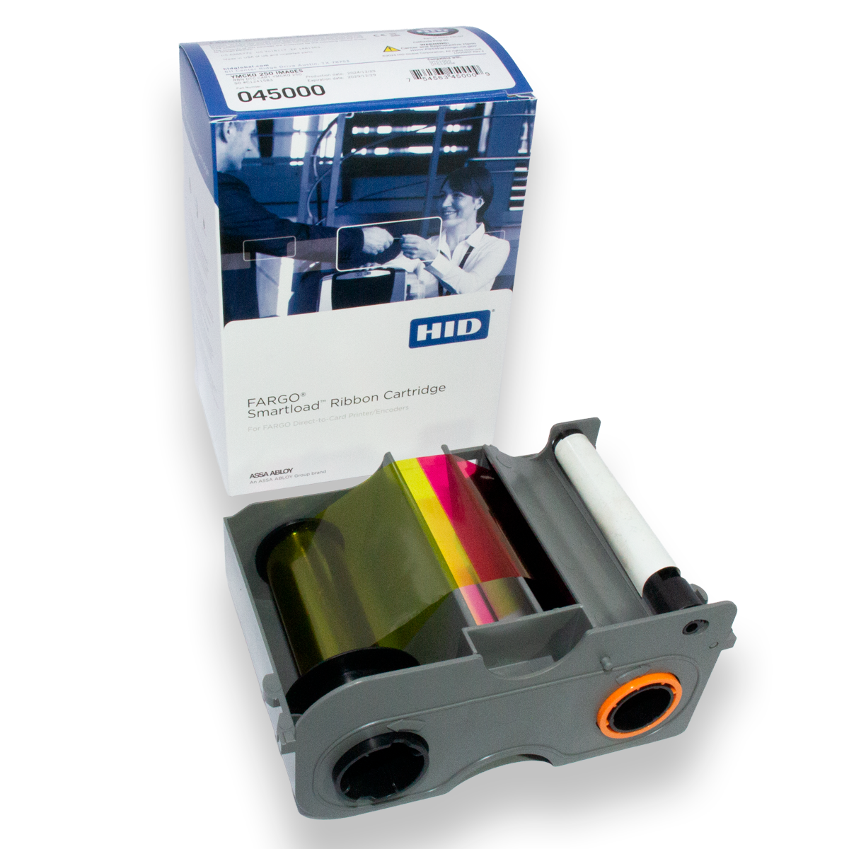 Ribbon Fargo 45000 Colorido (YMCKO) para  HID Fargo DTC 1000, DTC1250e - Figura 3