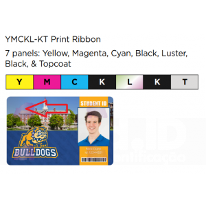 Ribbon Luster - Entrust Sigma Luster, YMCKL-KT (colorido) , 300 impresses - Figura 1