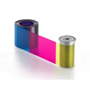 Entrust Sigma DS YMCKT Full Colour Ribbon, 500 impressões