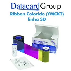 Ribbon Colorido de 250 impressões (YMCKT)  para impressoras SD160 e SD260 