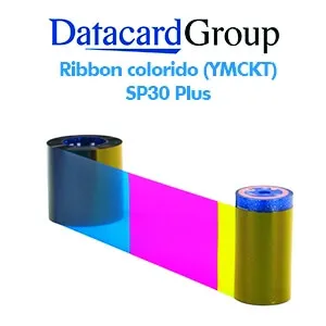 Ribbon colorido (YMCKT) para impressora SP30 Plus PN 546314-701