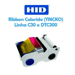 Ribbon Fargo Colorido (YMCKO) Impressoras HID-FARGO C30 e DTC300