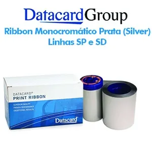 Ribbon Monocromático Prata Metálico (Silver) - Linhas SP e SD
